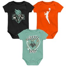 Infant Outerstuff New York Liberty Slide Home 3-Piece Creeper Set