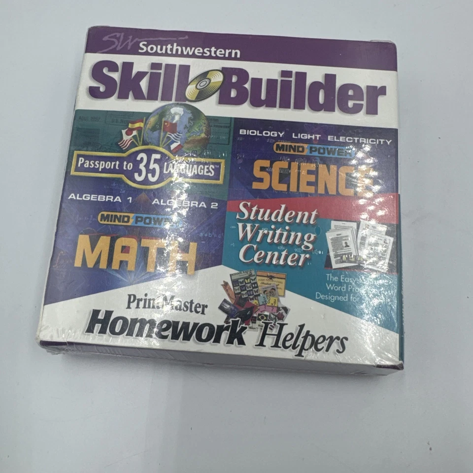 Southwestern Skill Builder Passport to 35 Languages Algebra 1 & 2 Science CD-Rom - Image 2 of 2
