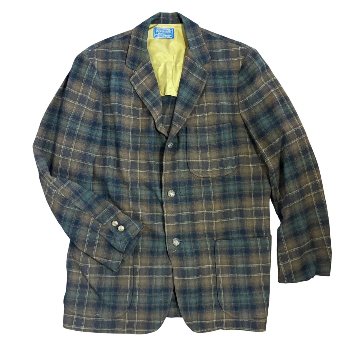 Pendleton Plaid Jacket In Vintage Outerwear Coats & Jackets For
