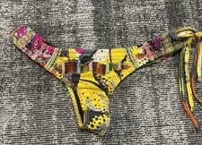 Agua Bendita Bikini Bottom Large Colorful Multicolor