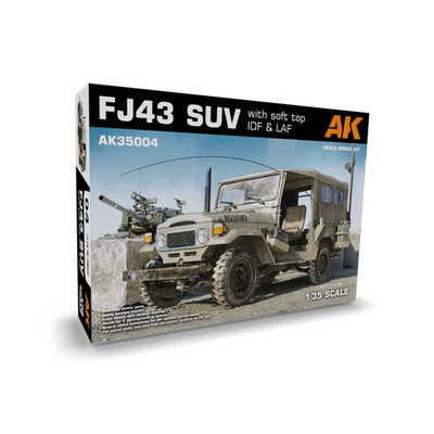 AK Interactive 35004 1/35 FJ43 SUV WITH SOFT TOP IDF & LAF 1/35