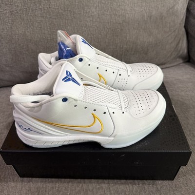 Nike Kobe 4 Draft Day Pack White Glacier Blue (GS) 7y