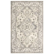 Designer Nysa 8' x 10'Area Rug, Soft Durable, Vintage, Compatible, Hardwood F...