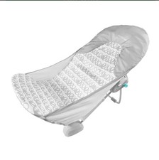 Ingenuity Foldaway 2-Position Baby Bath Seat Adjustable Support for Sink Gray