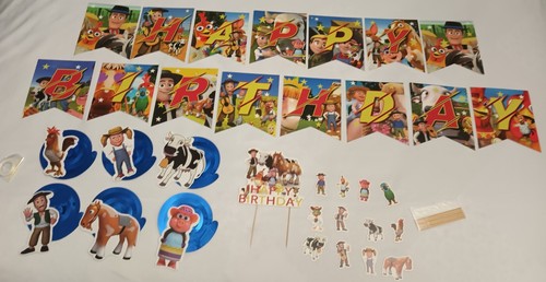 46pc Zenon the Farmer Theme Birthday Party Decorations,Party Supply Set - Picture 6 of 15