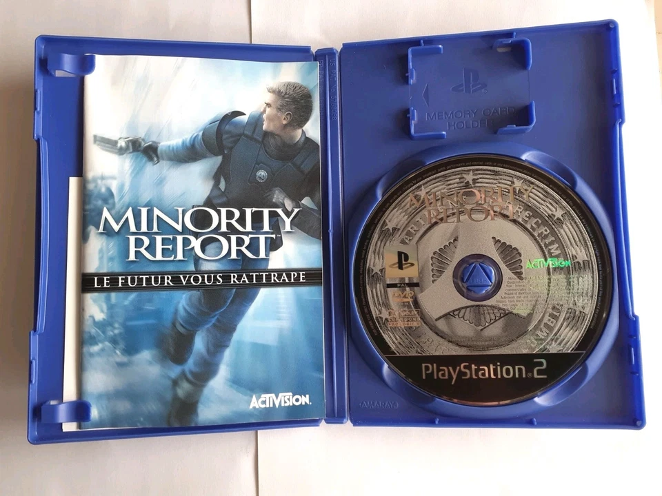 Minority Report PS2 Complet TBE PAL FRA Policier Tir Futuriste Spielberg Film - Photo 2/4