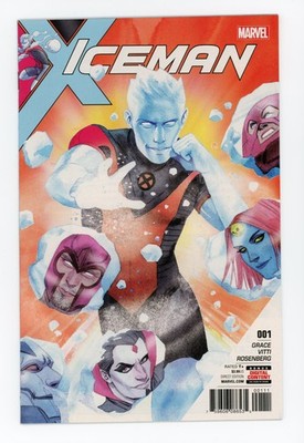 Iceman #1 NM+ 9.6 Kevin Wada Cover A 2017 Bobby Drake Marvel Comics