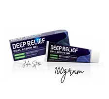 DEEP RELiEF DUAL ACTION GEL 100 g REDUCES INFLAMMATION, PROVIDES EFFECTIVE