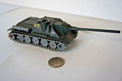 1/50 Solido Diecast Military Vehicles #208 Su-100 Assault Tank