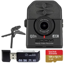 Zoom Q2n-4K Ultra High Definition Handy Video Recorder + 128GB microSDXCExtreme
