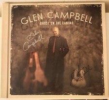 Glen Campbell , Signed Autographed , Vinyl , Ghost On The Canvas , Deluxe Set LE