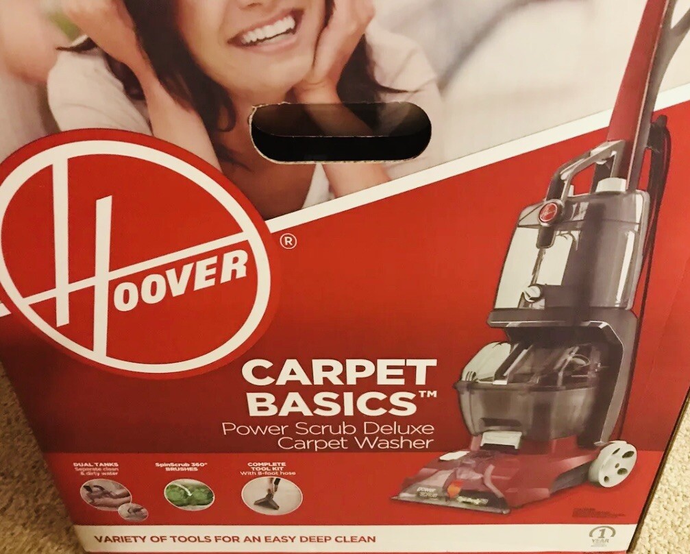 Hoover Carpet Basics FH50150NC Power Scrub Deluxe Carpet Washer New