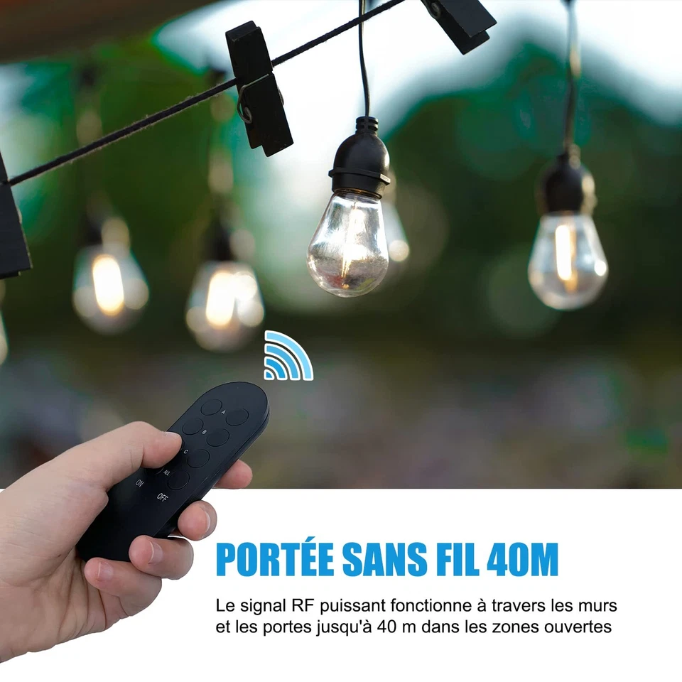 Funksteckdose Funksteckdosen für den Außenbereich IP44 Reichweite 40 m 2300 W... - Bild 2 von 4