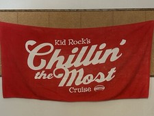 Kid Rock&rsquo;s Chillin The Most Cruise Beach Towel Sixth man Cowboy Devil RARE!