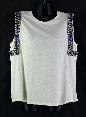 Tank-Top Gr. S Weiß Damen Sommertop Shirt Ärmelloses RPW