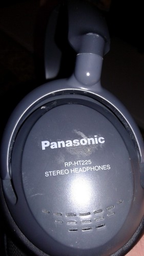 RP-HT225 Panasonic headphones 2m cable substitute earpads clean - Picture 3 of 4