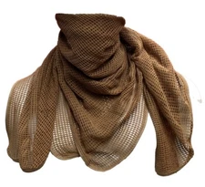 Tactical Concealment Sniper Veil Netting Mesh Hunting Scarf Head Cover Wardas