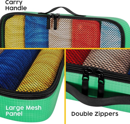Cubos de Embalaje para Maletas OW-TRAVEL Mochila Equipaje de Viaje Organizador Bolsas Conjunto - Imagen 15 de 28
