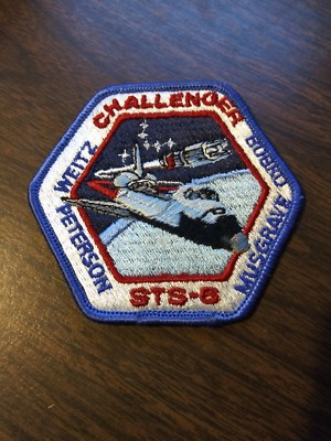 NASA STS-6 Challenger Space Shuttle Program Small Patch