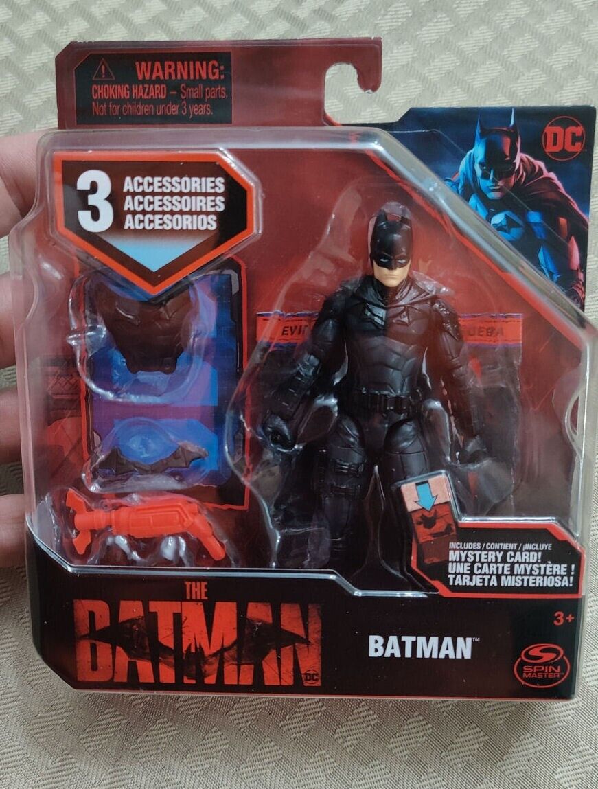 DC Comics Batman 4-inch Action Figure with 3 Accessories, Batman Toys for  Kids 778988371664 | eBay