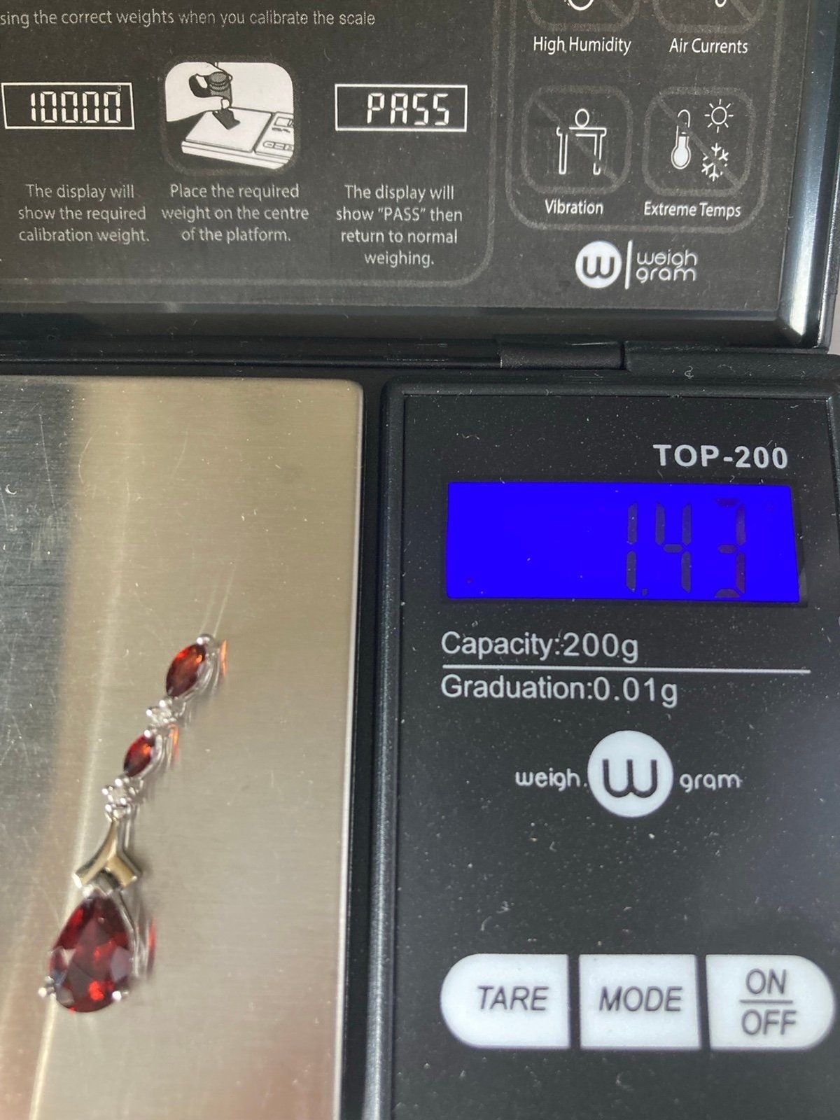 Zales 925 sterling silver 14k gold genuine garnet diamond pendant