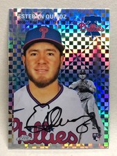 Esteban Quiroz 2023 Topps Chrome Platinum X-Fractor RC #176 Phillies