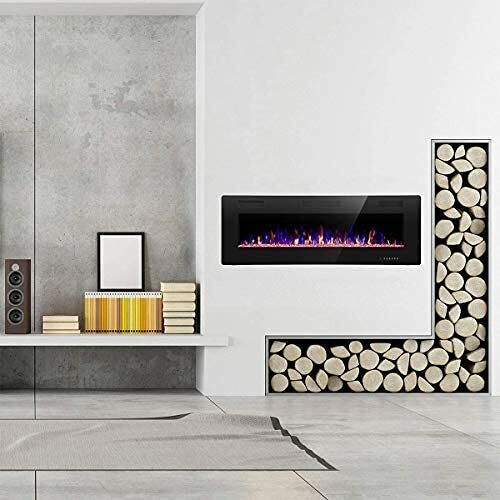 R.W.FLAME 42 inch Recessed and Wall Mounted Fireplace,Low Noise | eBay