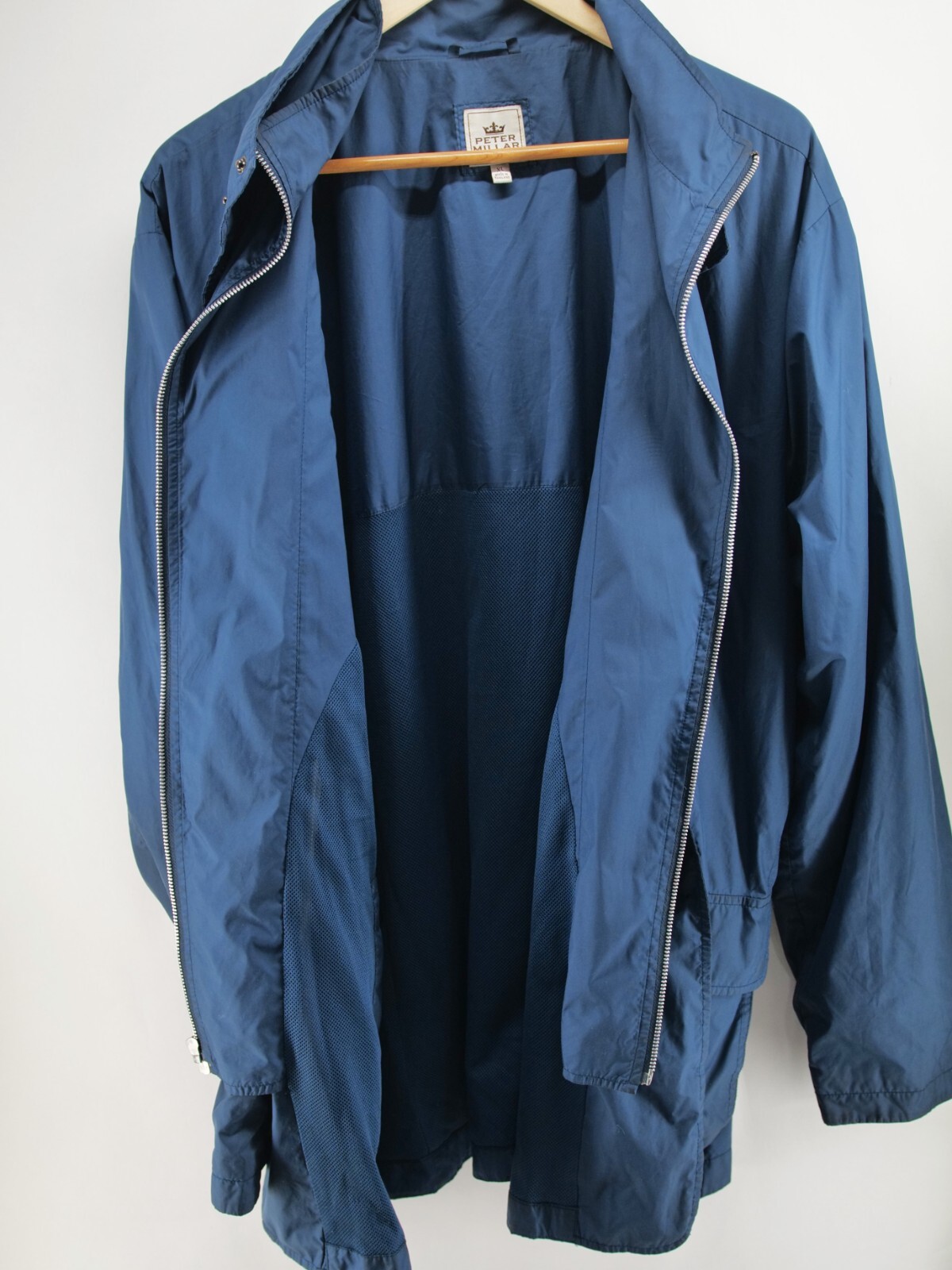 Vintage PETER MILLAR Zip Button Jacket Coat Windb… - image 5