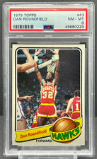 1979 Topps Basketball Dan Roundfield PSA 8 NM-MINT Atlanta Hawks Card #43   cc23