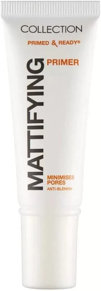 Collection Cosmetics Primed and Ready Mattifying Primer | 25ml | Minimises Pores