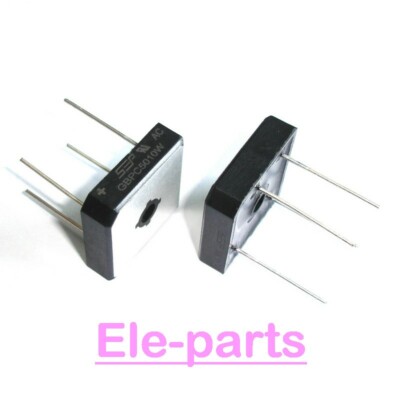 5 PCS GBPC5010W DIP-4 50Amp Glass Passivated Single Phase Bridge Rectifiers