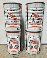 4 x Pure Canadian Maple Syrup Grade A 540ml / 18 oz Amber Roast From Canada