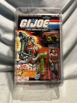 GI JOE  Sneak Peek MOC 1986 1987 Vintage ARAH Vintage Fridge Offer Clean Card