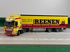 WSI truck models, DAF CF Space Cab 4X2 Curtain Side Trailer 2 Axle , VAN REENEN