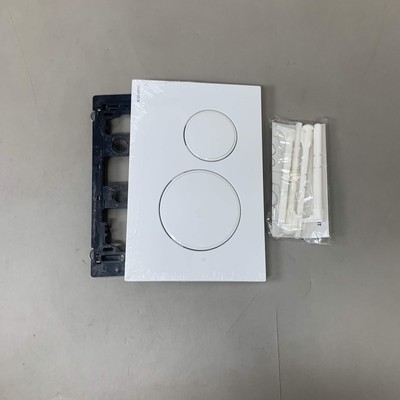 GEBERIT Sigma20 Dual Flush Plates Sigma Series In-Wall Toilet Systems White 115.