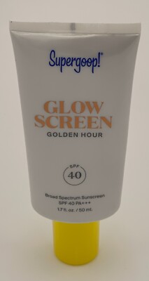 SUPERGOOP Glow Screen SPF 40 Golden Hour 1.7 oz Exp. 05/2025 /NEW  Sealed