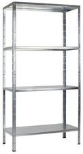 SCHULTE Regalwelt Steckregal, 4 Fachböden, 180x80x40 cm (HxBxT), verzinkt