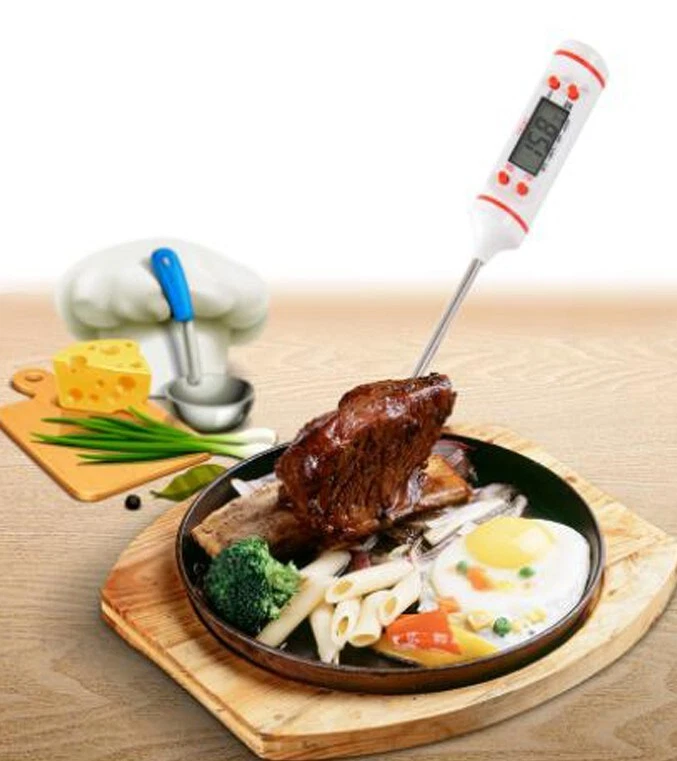Kitchen Meat Thermometer Food Cooking Water Temperature BBQ Temperature Gauge