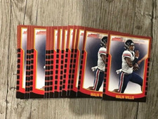 Lot (20) MALIK WILLIS Titans 2022 Bowman University Football ALL 2000 Throwback