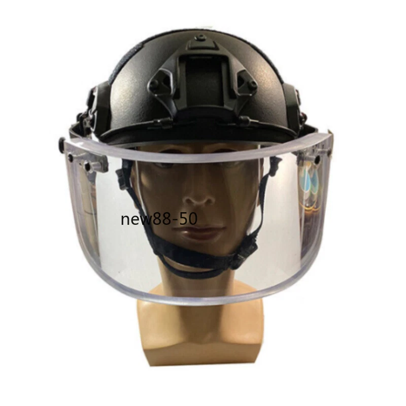 Casco táctico a prueba de balas Aramida nivel 2 + gafas militares a prueba de balas al aire libre Foto 2 de 4