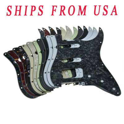 #ad ST HSS Pickguard 2 Screw Round Corner Humbucking Pickup for American Fender $13.98