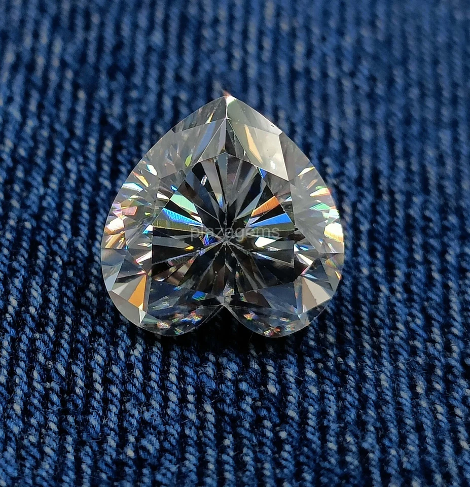 EGL Diamond 5.2 Ct Lab-Grown CVD Diamond Heart Cut D Color VVS1 Clarity Gem 5OSN - Image 4 of 4