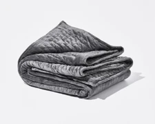 Gravity Micro-Fleece Weighted Blanket (Single - 48" x 72" - 20lbs) in Grey