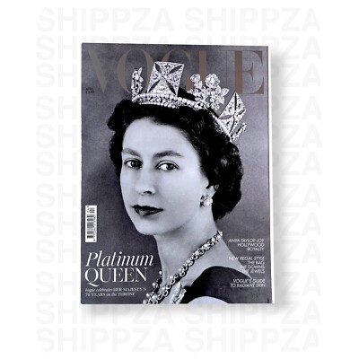 Vogue UK Magazine April 2022 Queen Elizabeth II Platinum Jubilee