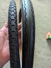 VINTAGE SCHWINN STINGRAY 20X1-3/4 S7 BRICK TIRE 20X2.125 S2 SLICK TIRE W/TUBES
