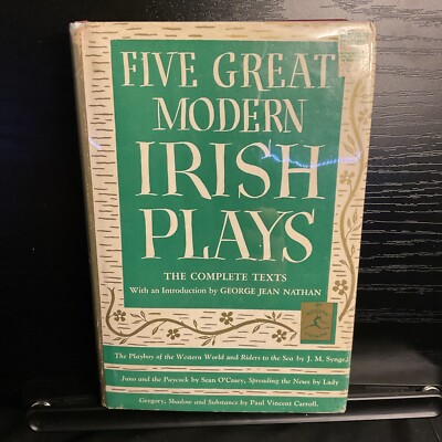 Five Great Modern Irish Plays Modern Library DJ-Sean O'Casey J.M. Synge Underlin