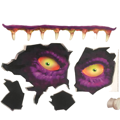 Creepy Toilet Monster--CRAPPER CREATURE--Wall Floor Ceiling Horror Sticker  Cling | eBay