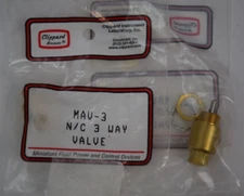 Clippard MAV-3 N/C 3-Way Valve, Normally Closed, 10/32 threads - New