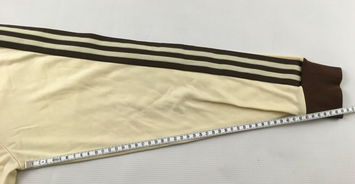Adidas ATP Keyrolan 1980s tennis beige made in USA track top Adidas ATP Keyrolan 1980s tennis beige made in USA track top