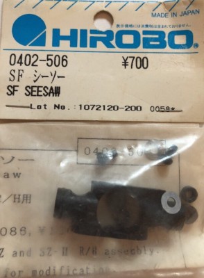 HIROBO 0402-506 Shuttle Z ZX ZXX Hubschrauber RC SF Wippe